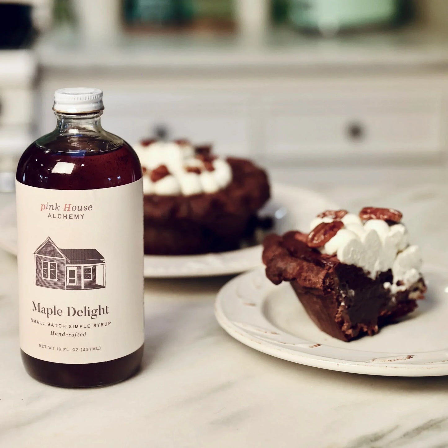 Chef Sandra's Chocolate Maple Delight Pecan Pie