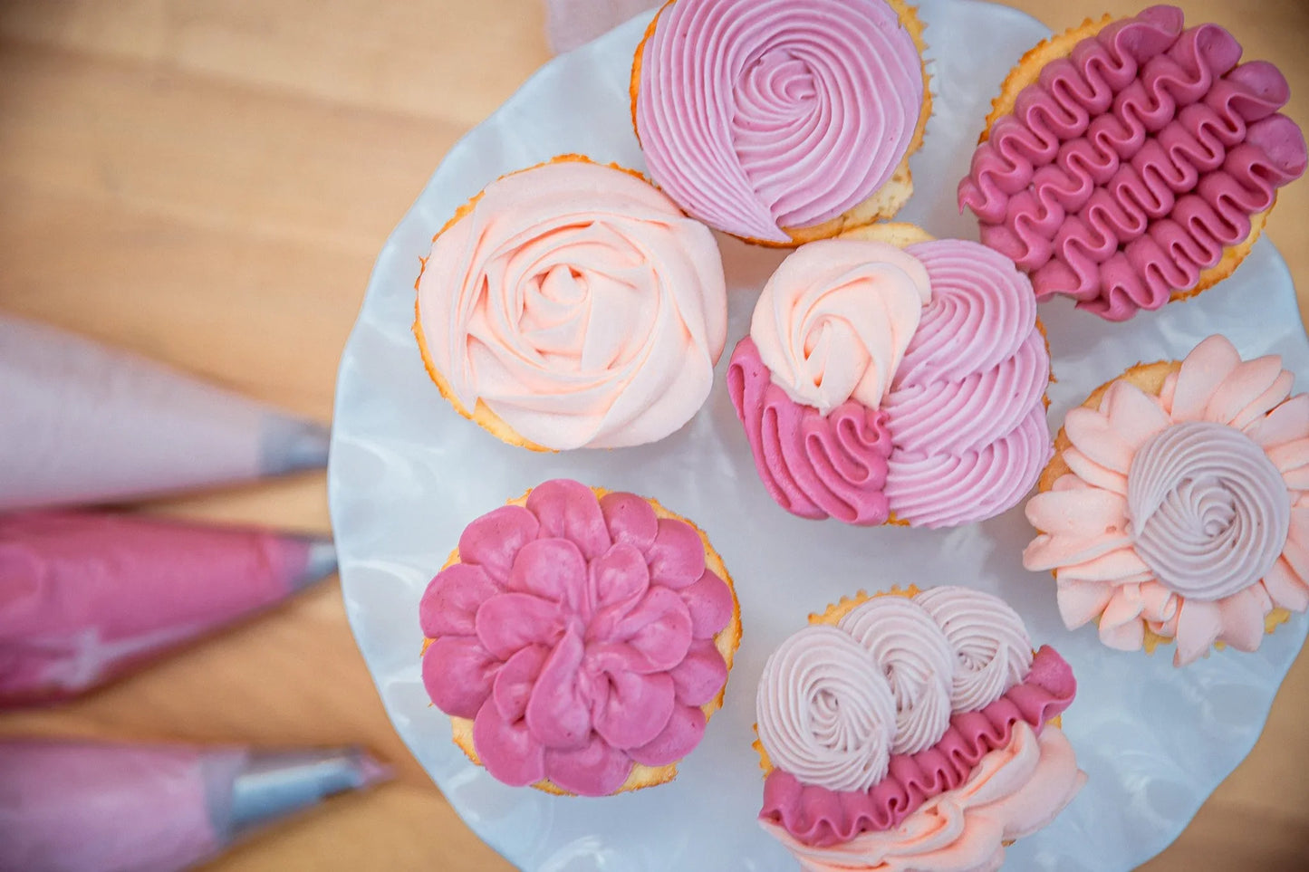 Lemon Lavender Cupcakes Recipe (enough for 12 cupcakes)