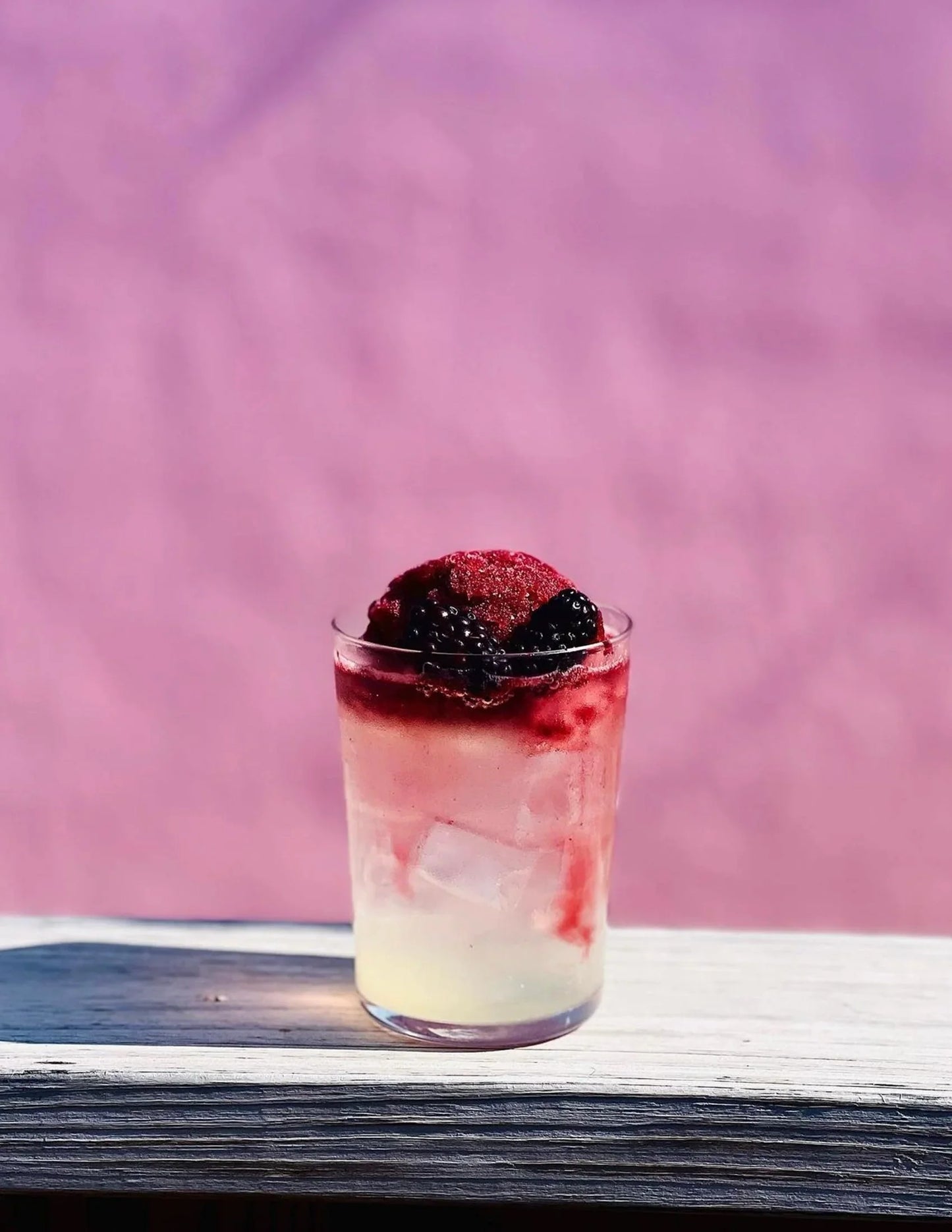 The "Oh La La La," a pH Blackberry Sage Sorbet Fizz Recipe