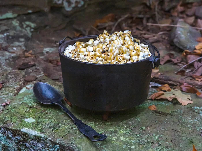 Pumpkin Spice White Chocolate Popcorn
