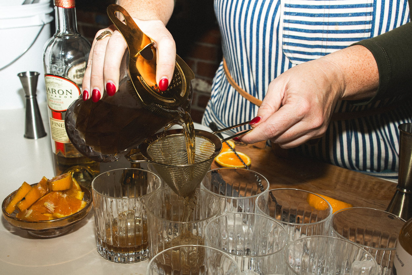 Cocktail crafting at Pink House Alchemy